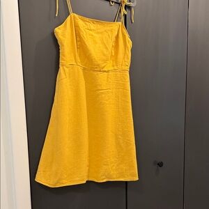 Old Navy Yellow Spaghetti-Strap Mini Dress